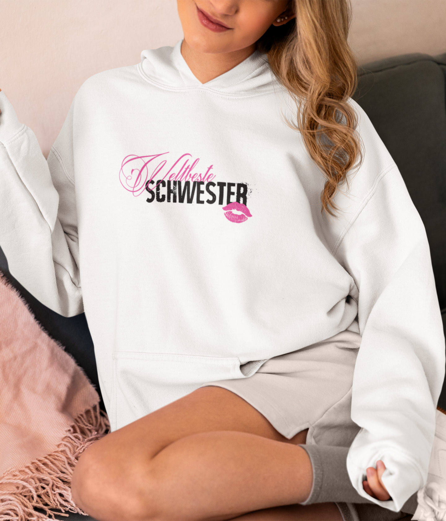 Damen Hoodie- Weltbeste Schwester