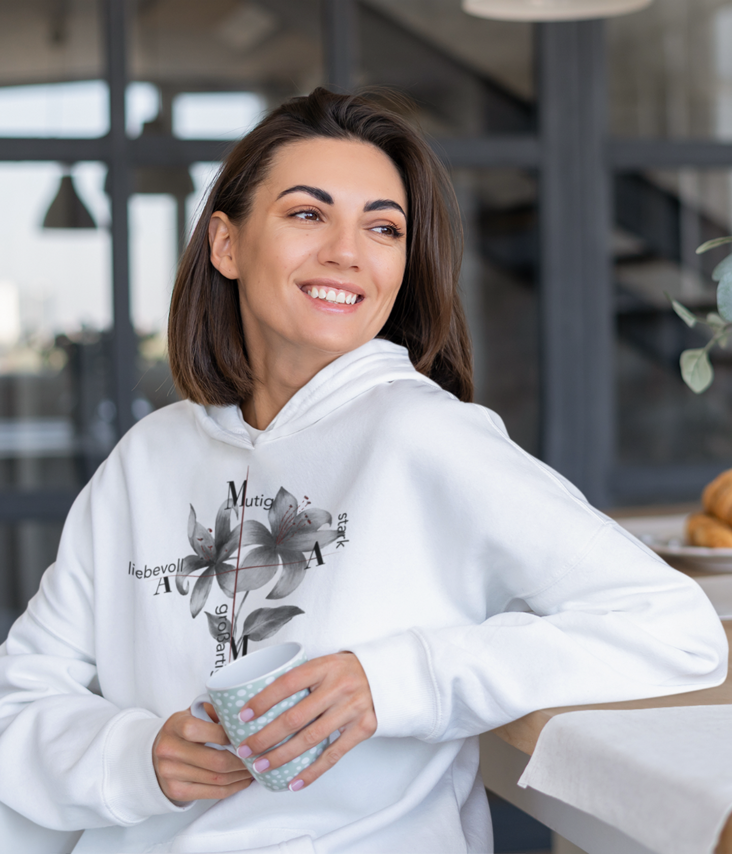 Damen Hoodie - Mama Liebevoll