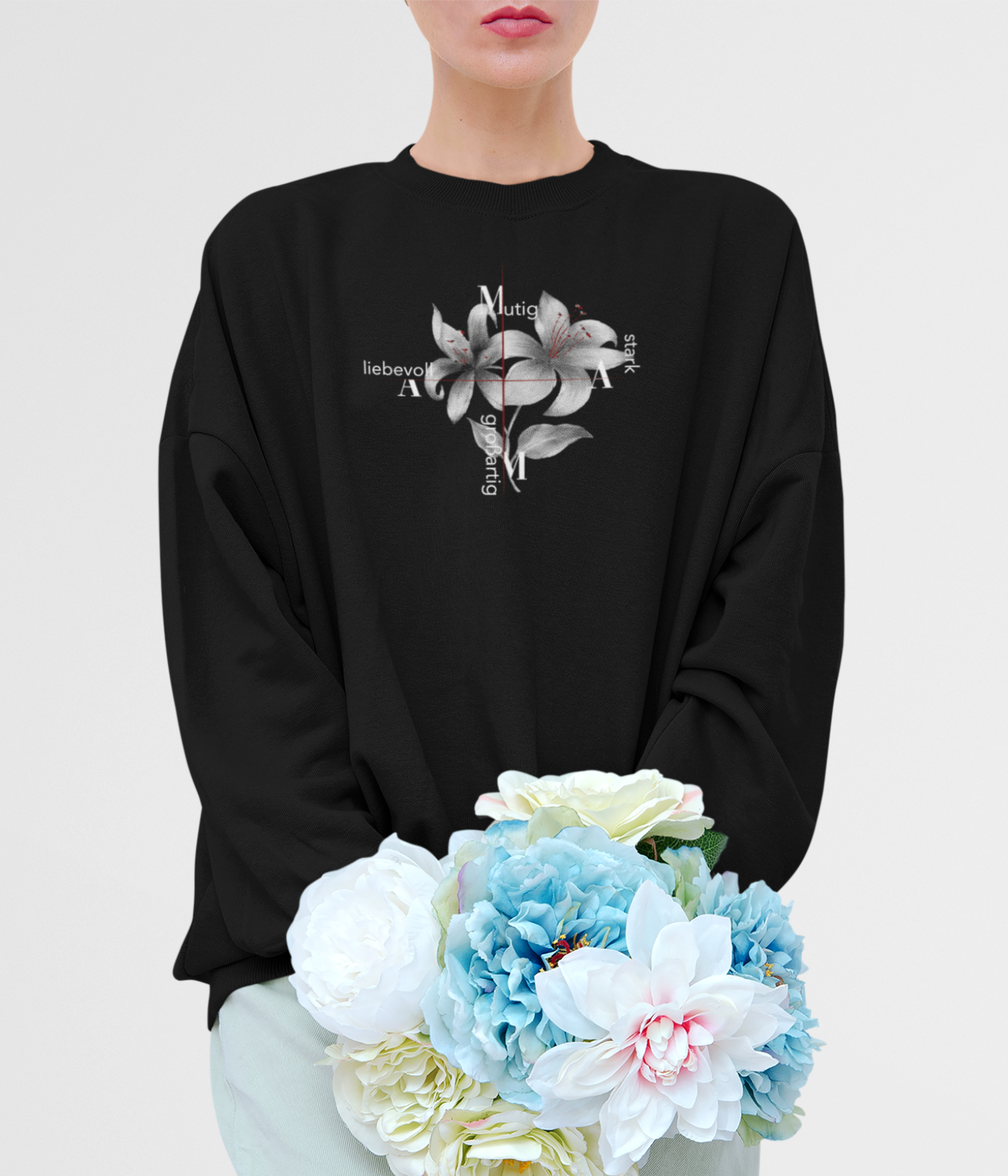 Damen Sweatshirt- Mama Liebevoll