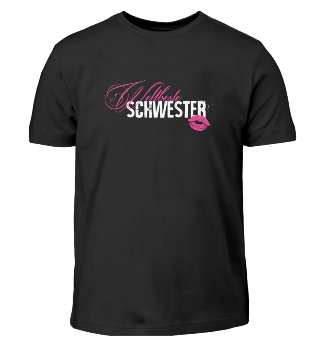 Mädchen T- Shirt- Weltbeste Schwester