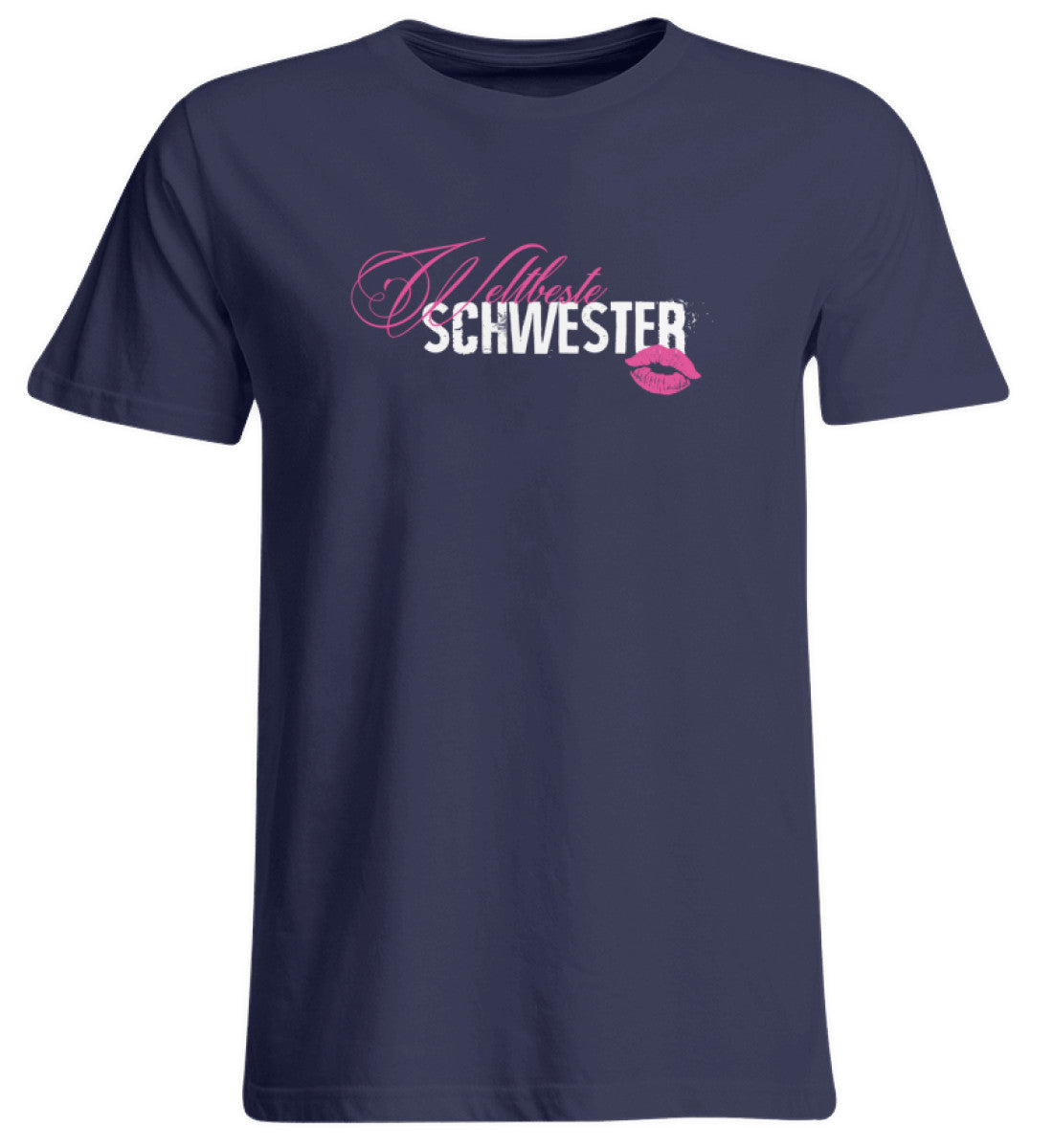 Übergrößen Damen T- Shirt- Weltbeste Schwester