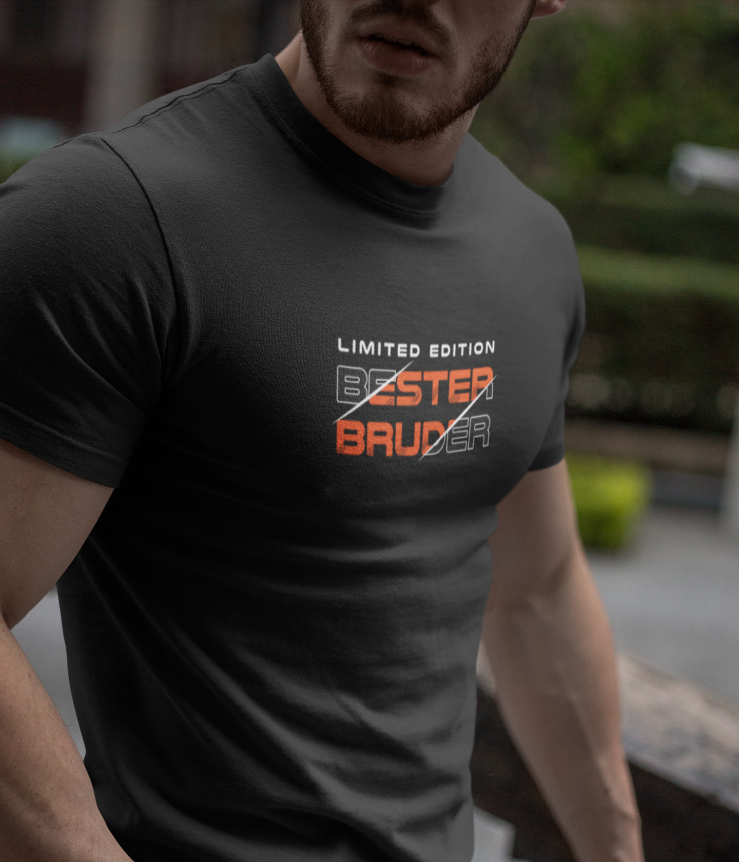 Herren Basic Shirt- Bester Bruder