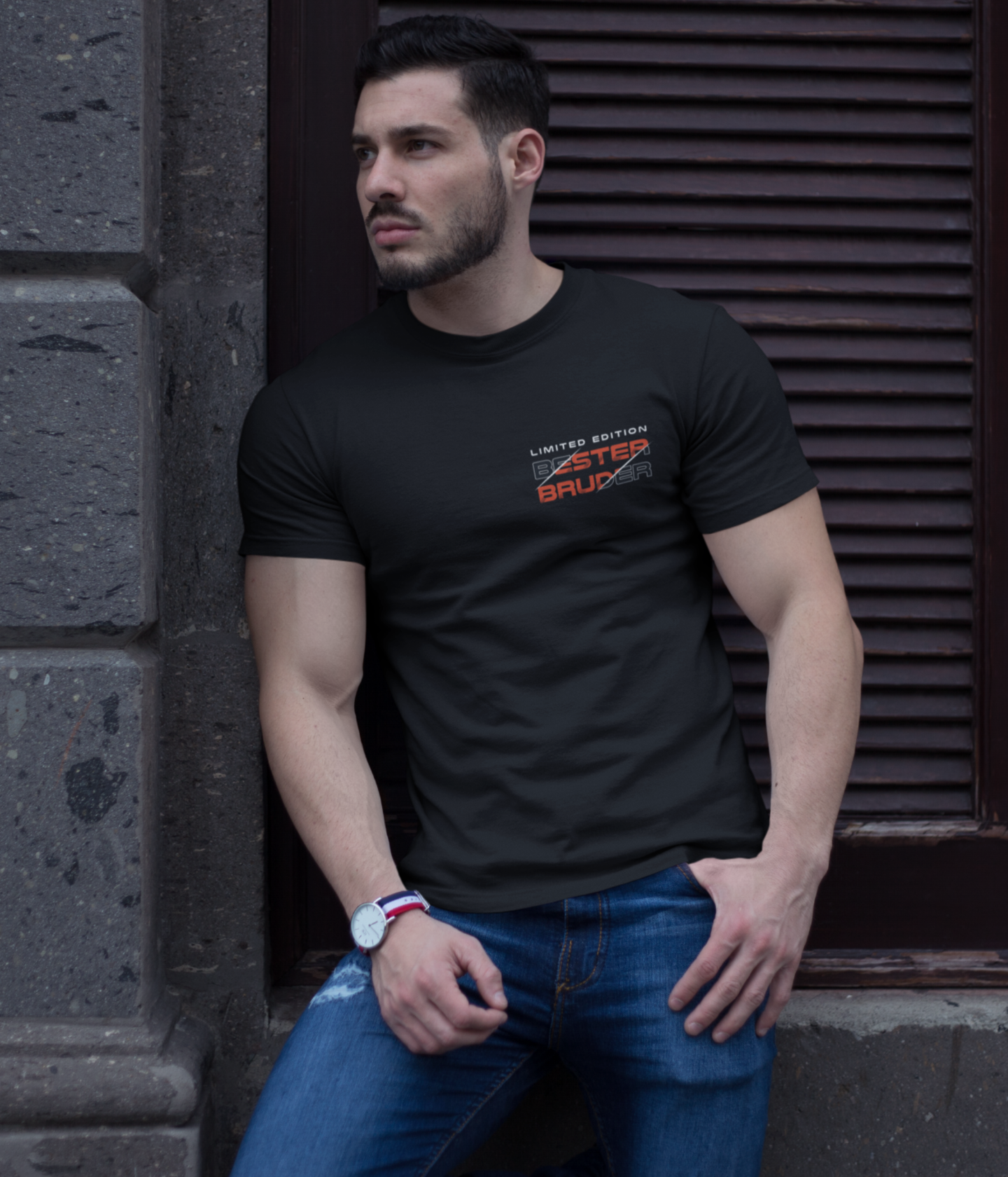 Herren Basic Shirt- Bester Bruder-BT