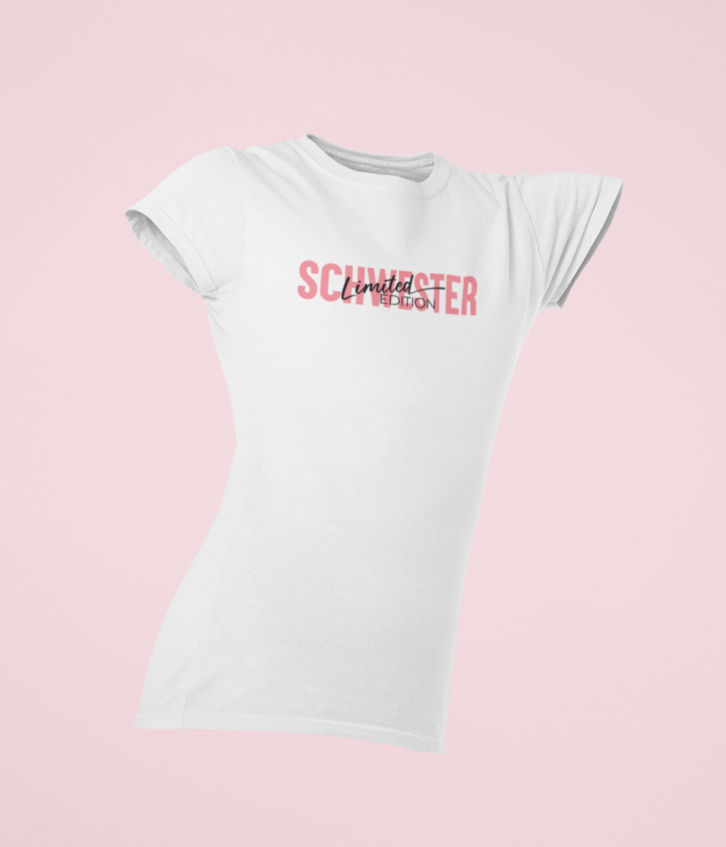 Damen Basic Shirt Schwester Limited Edition