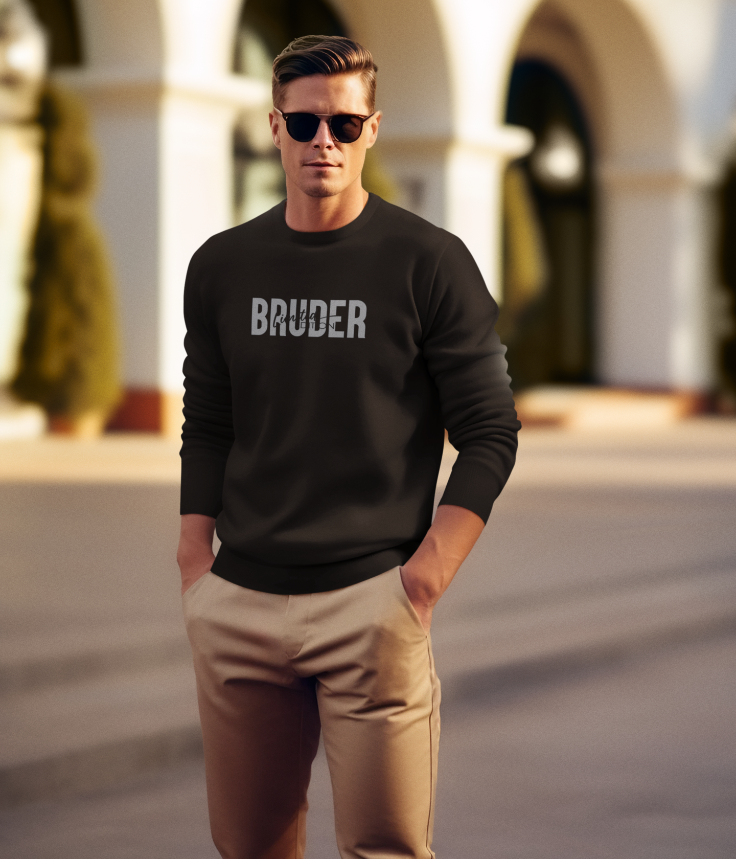 Herren Sweatshirt- Bruder Limited Edition