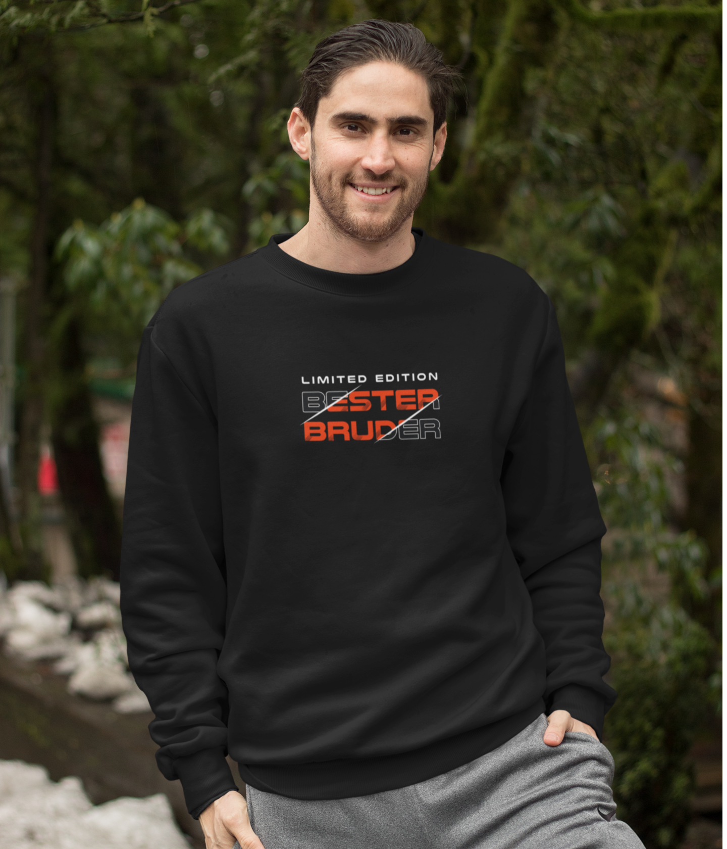 Herren Sweatshirt- Bester Bruder