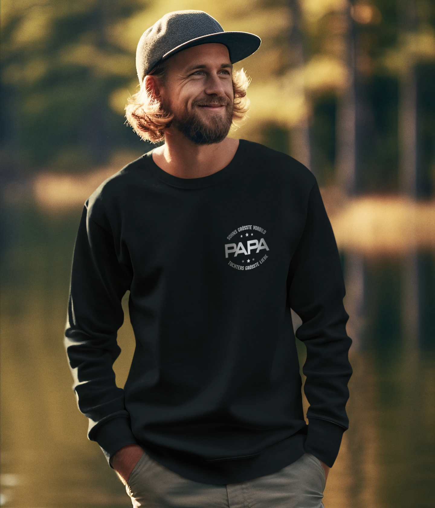 Herren Sweatshirt - Papa Größte Vorbild BT