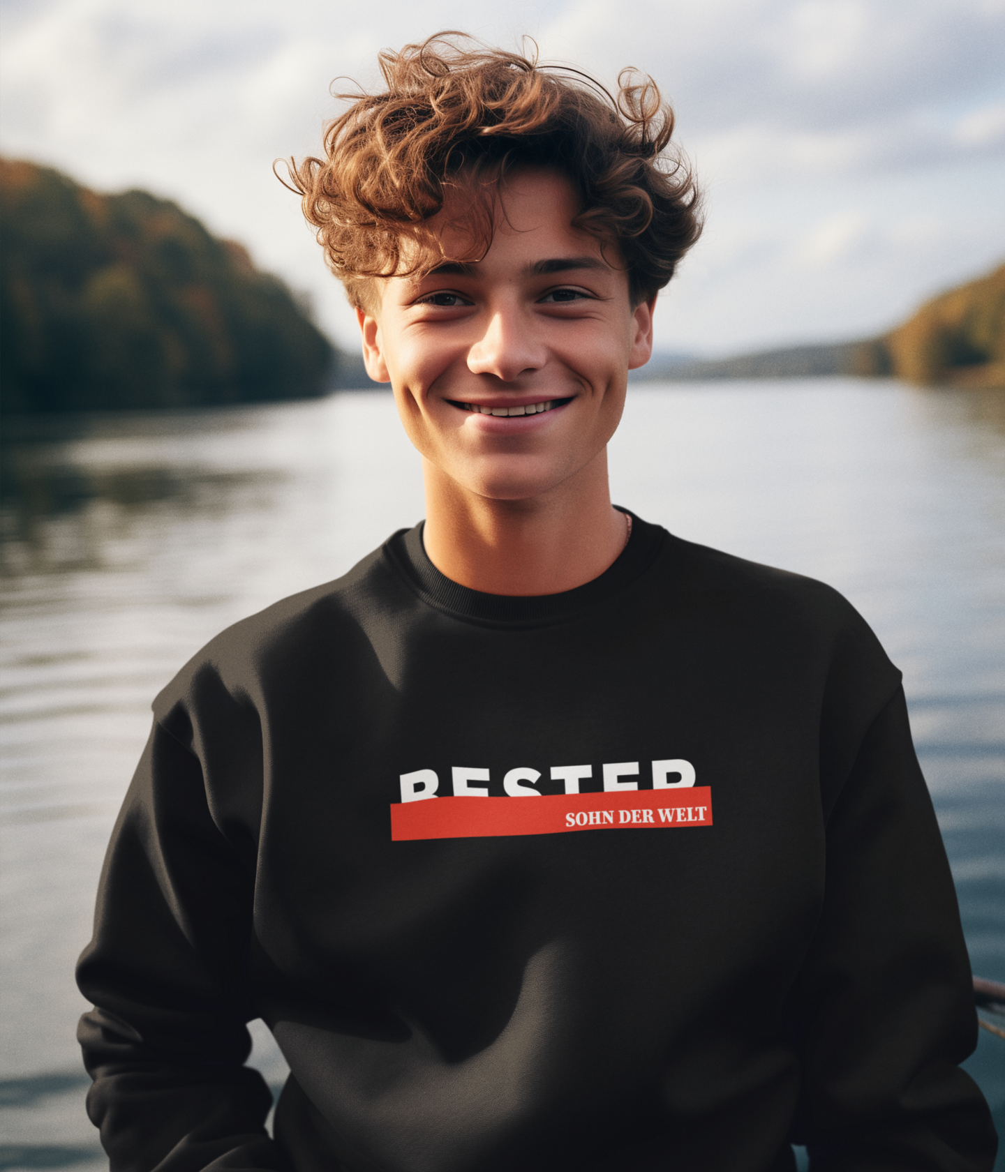 Herren Sweatshirt- Bester Sohn der Welt