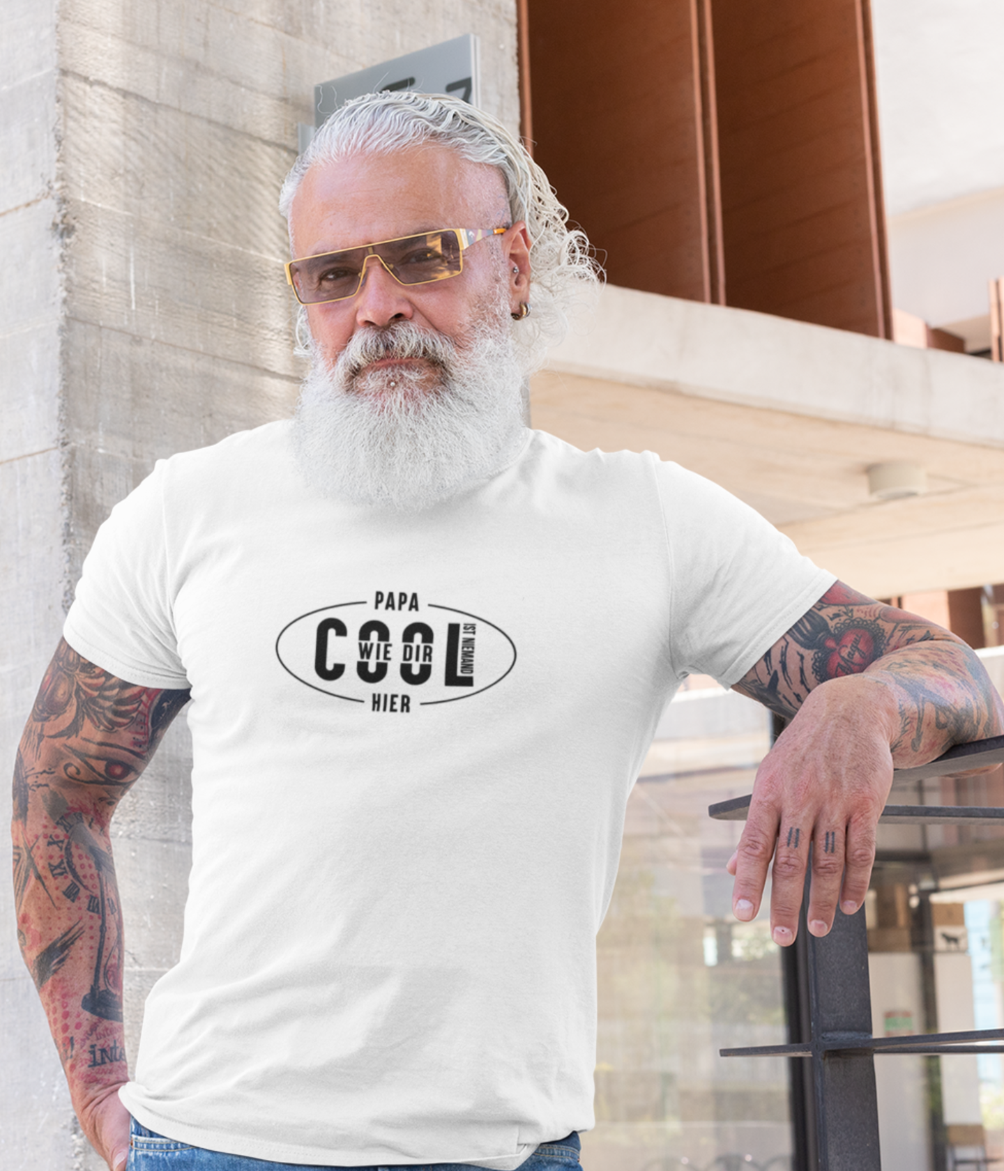 Herren Sweatshirt- Papa Cool