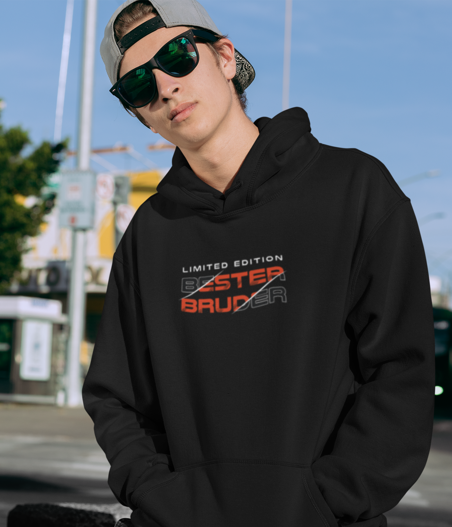 Herren Hoodie- Bester Bruder