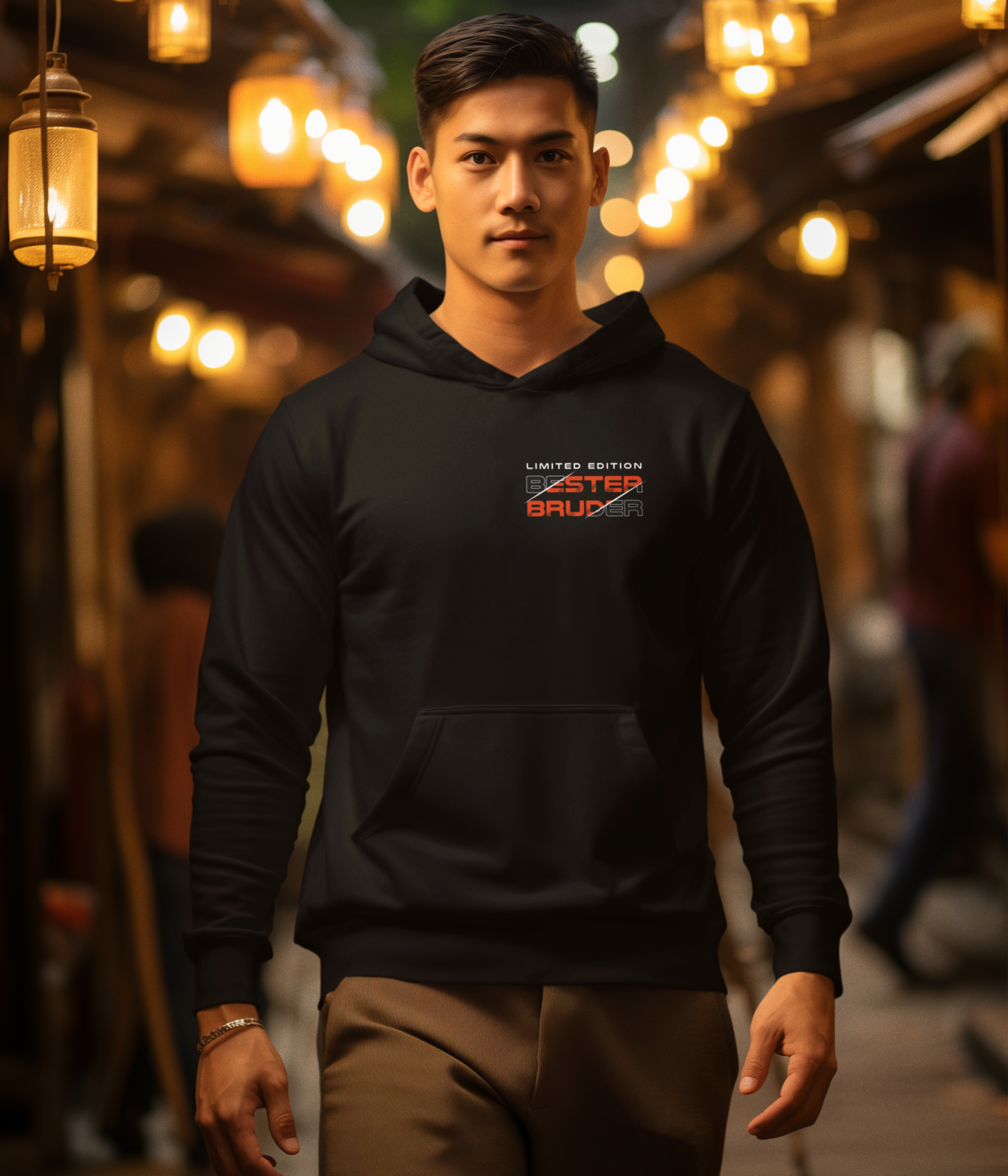 Herren Hoodie- Bester Bruder BT