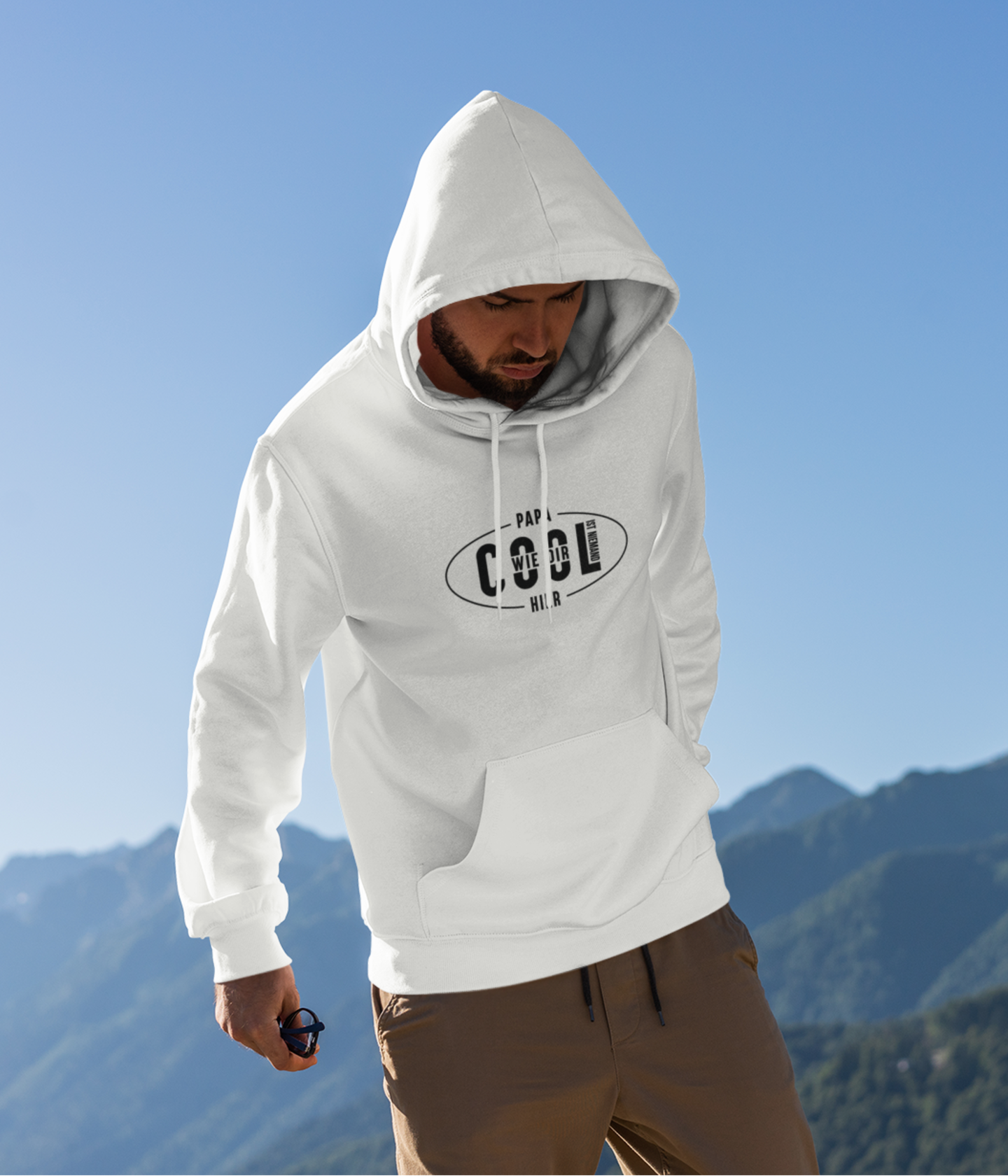 Herren Hoodie- Papa Cool