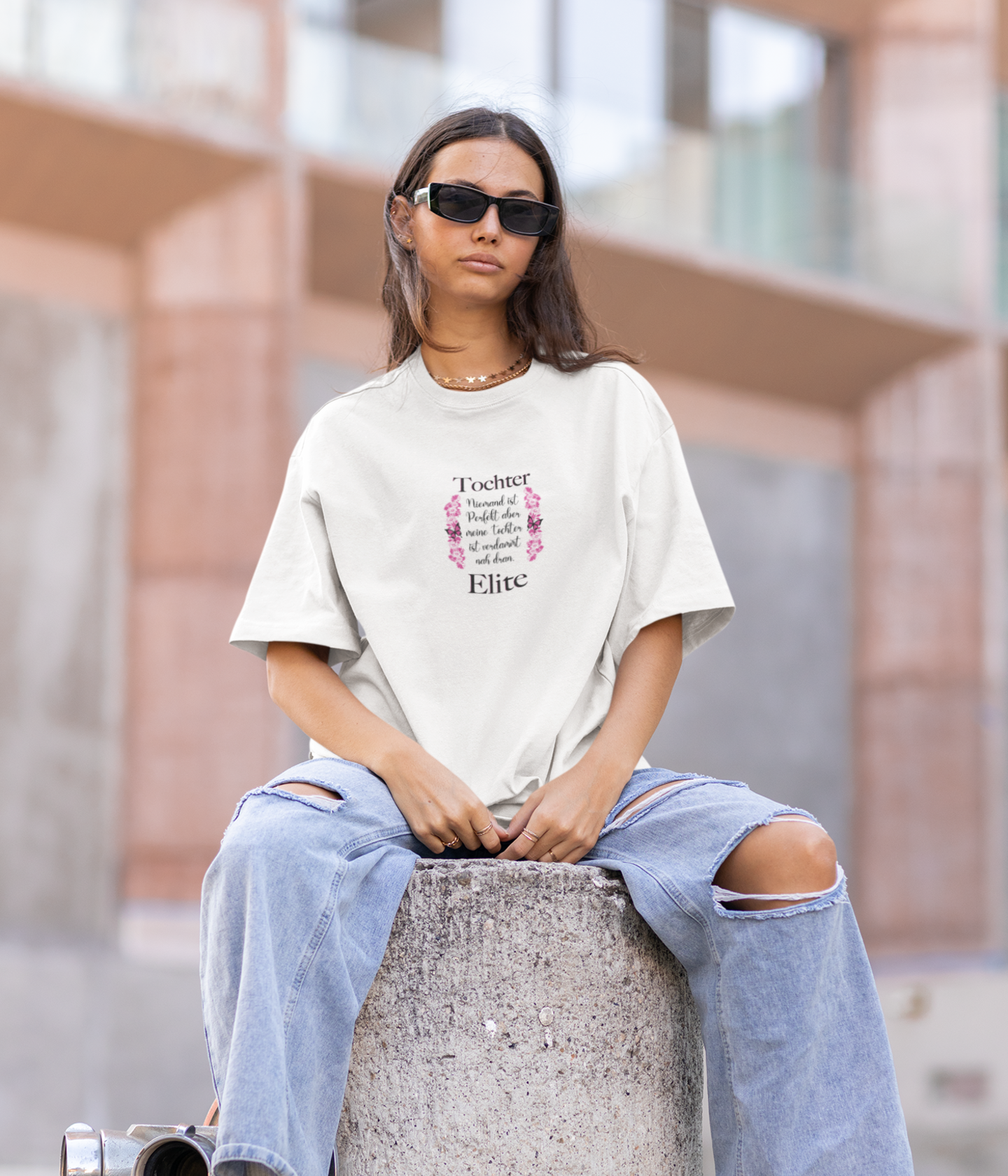 Übergrößen Damen T- Shirt- Tochter Elite