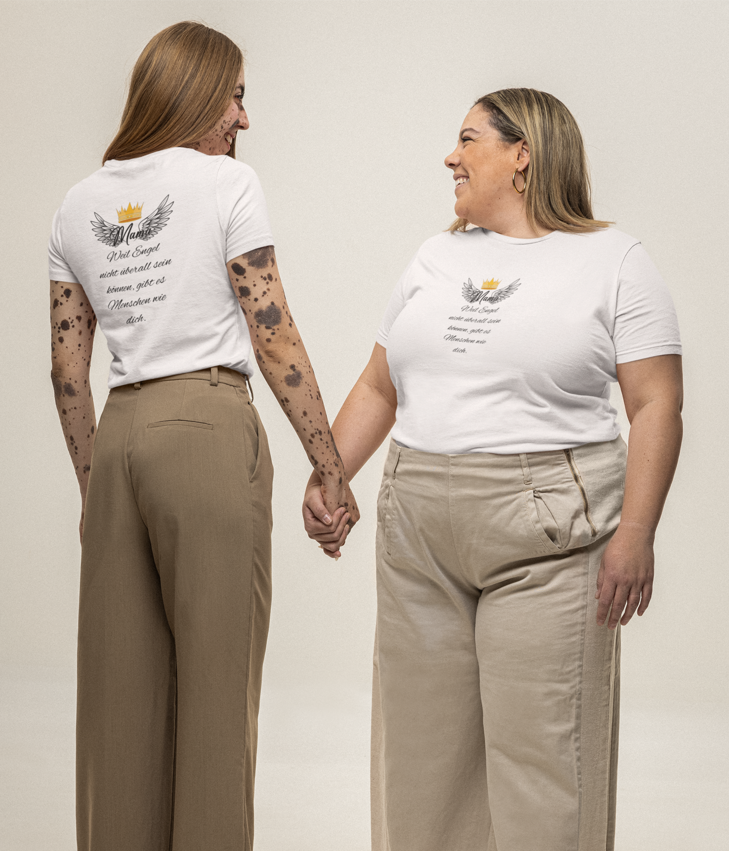 Übergrößen Damen T-Shirt- Mama Engel