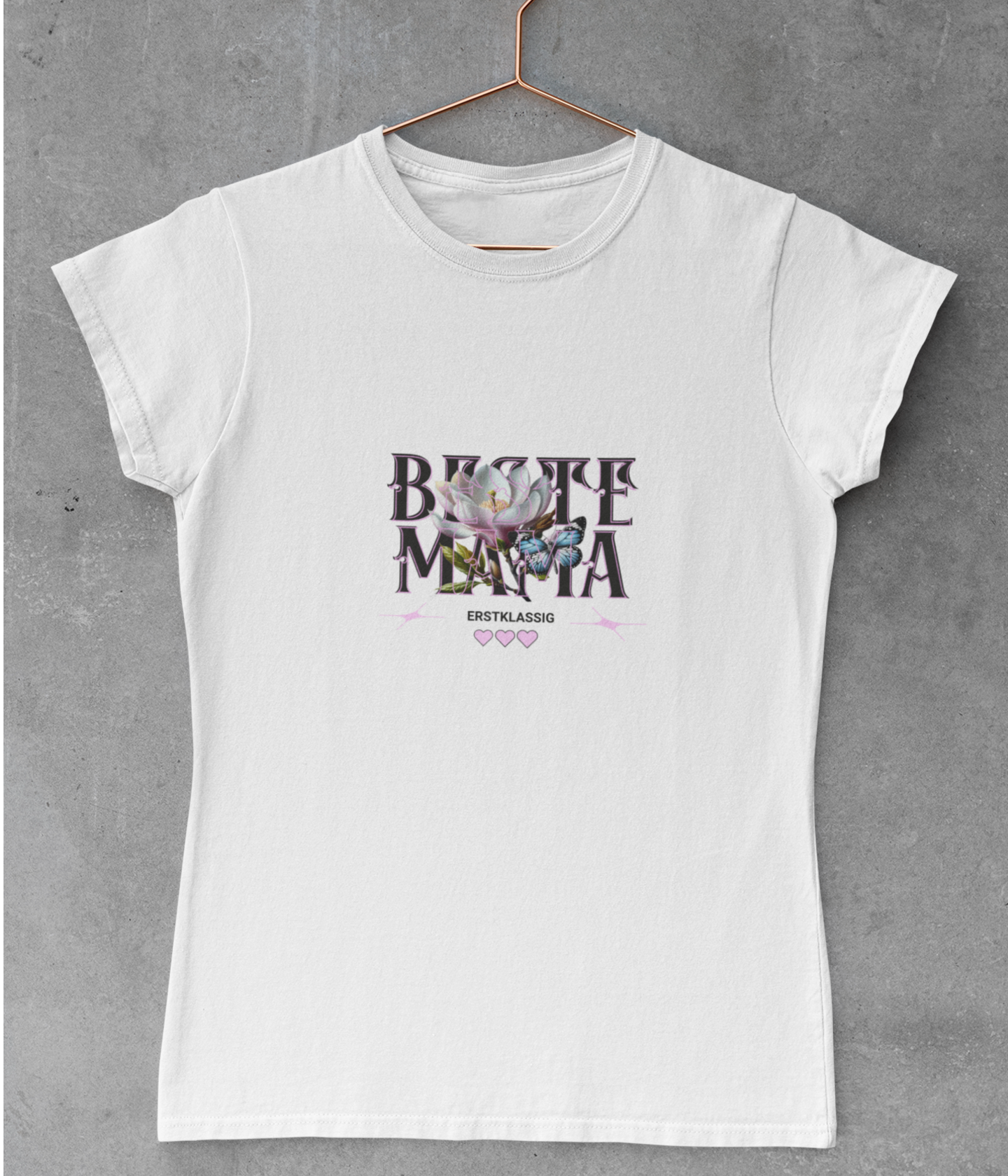 Damen Basic Shirt- Beste Mama Erstklassig