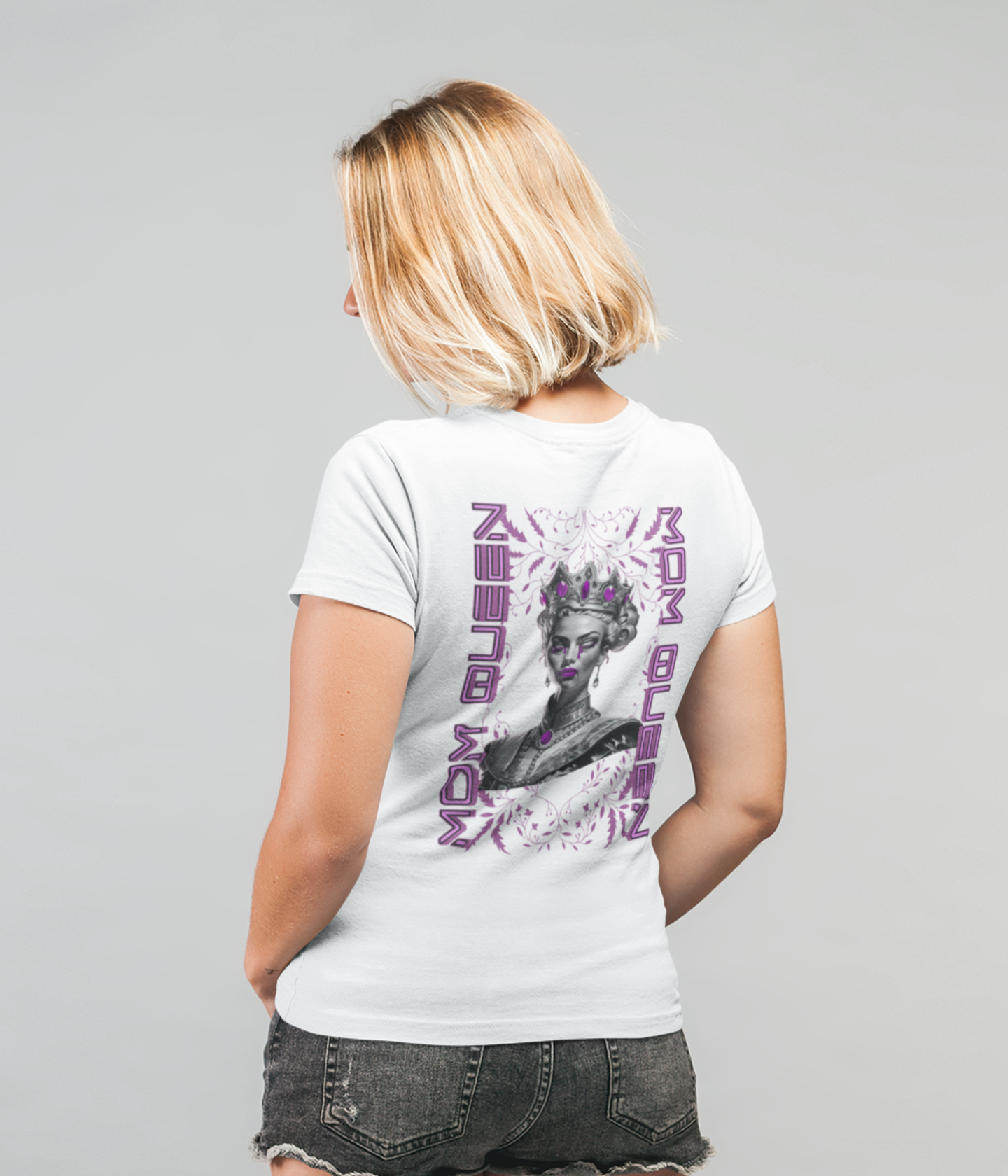 Damen Basic Shirt- Mom Queen