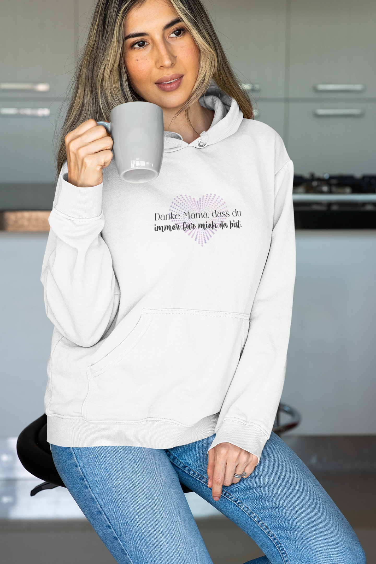 Damen Hoodie- Danke Mama