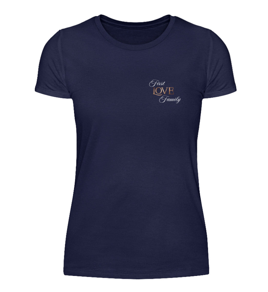 Damen Basic Shirt- First Love Family