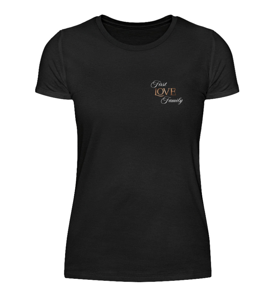 Damen Basic Shirt- First Love Family