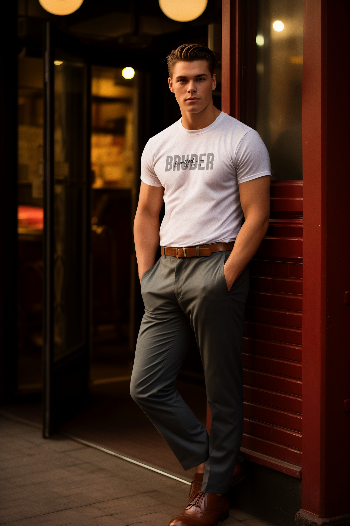 Herren Basic Shirt- Bruder Limited Edition