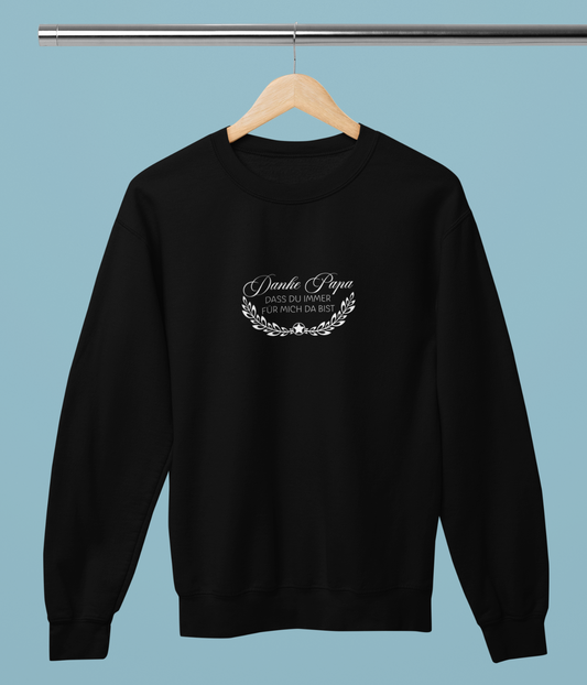 Herren Sweatshirt- Danke Papa