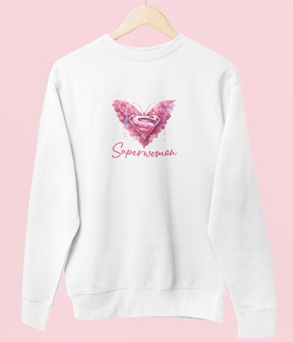 Damen Sweatshirt- Superwoman