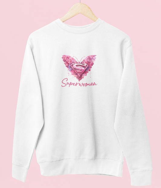 Damen Sweatshirt- Superwoman