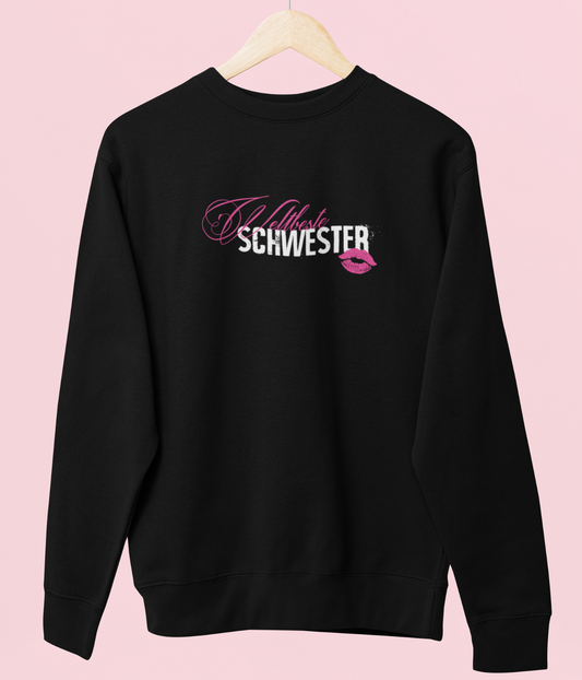 Damen Sweatshirt- Weltbeste Schwester