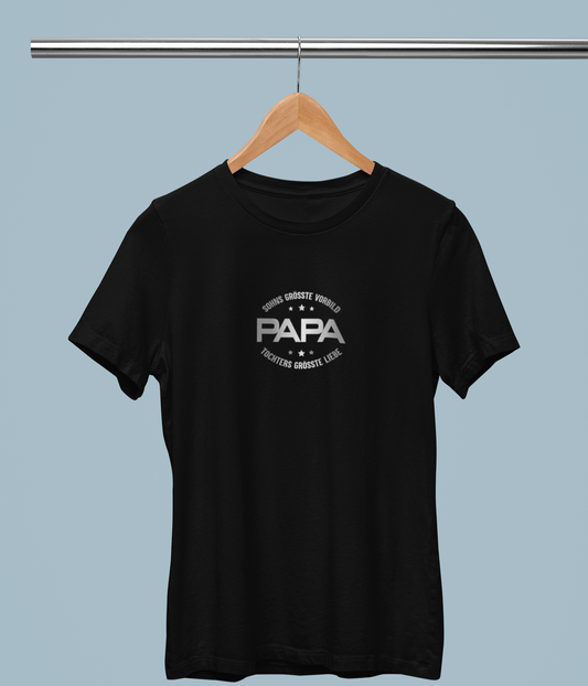 Herren Basic Shirt- Papa Größte Vorbild