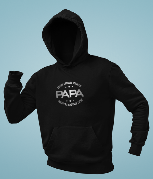 Herren Hoodie- Papa größte Vorbild