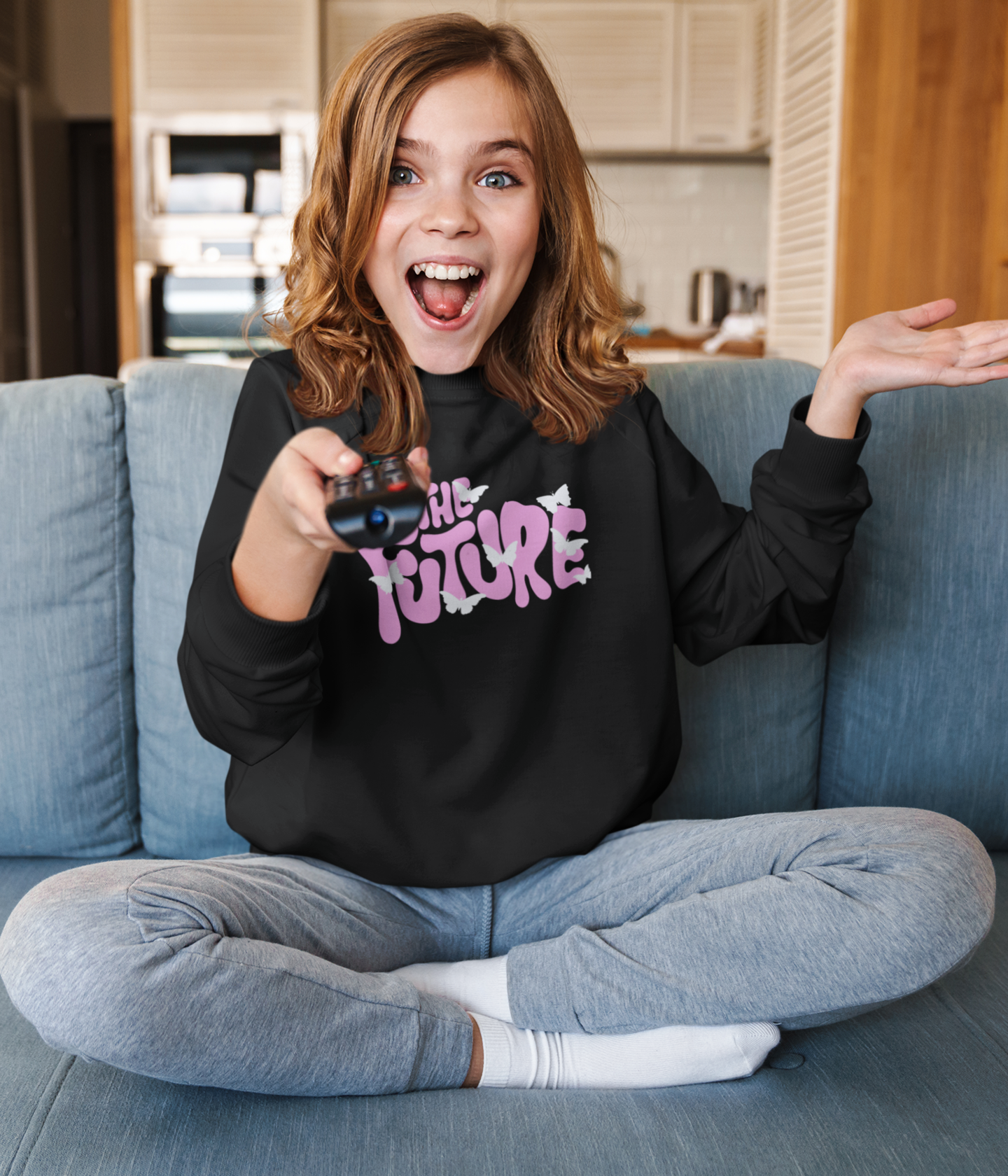 Mädchen Sweatshirt- The Future