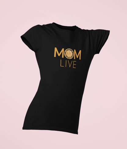 Damen Basic Shirt- Mom Live
