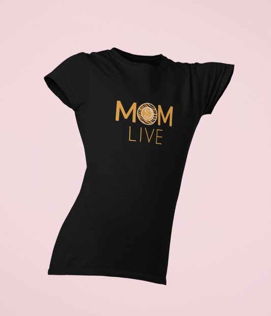 Damen Basic Shirt- Mom Live