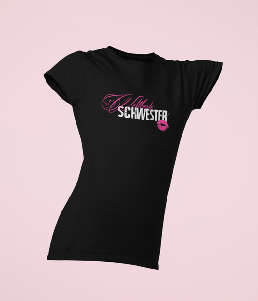 Damen Basic Shirt- Weltbeste Schwester