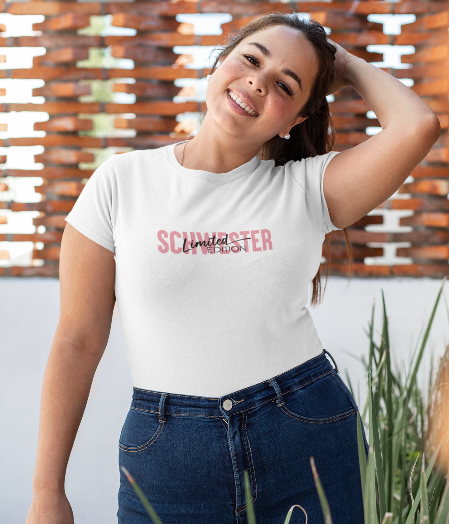 Übergrößen  Damen  T- Shirt- Schwester Limited Edition