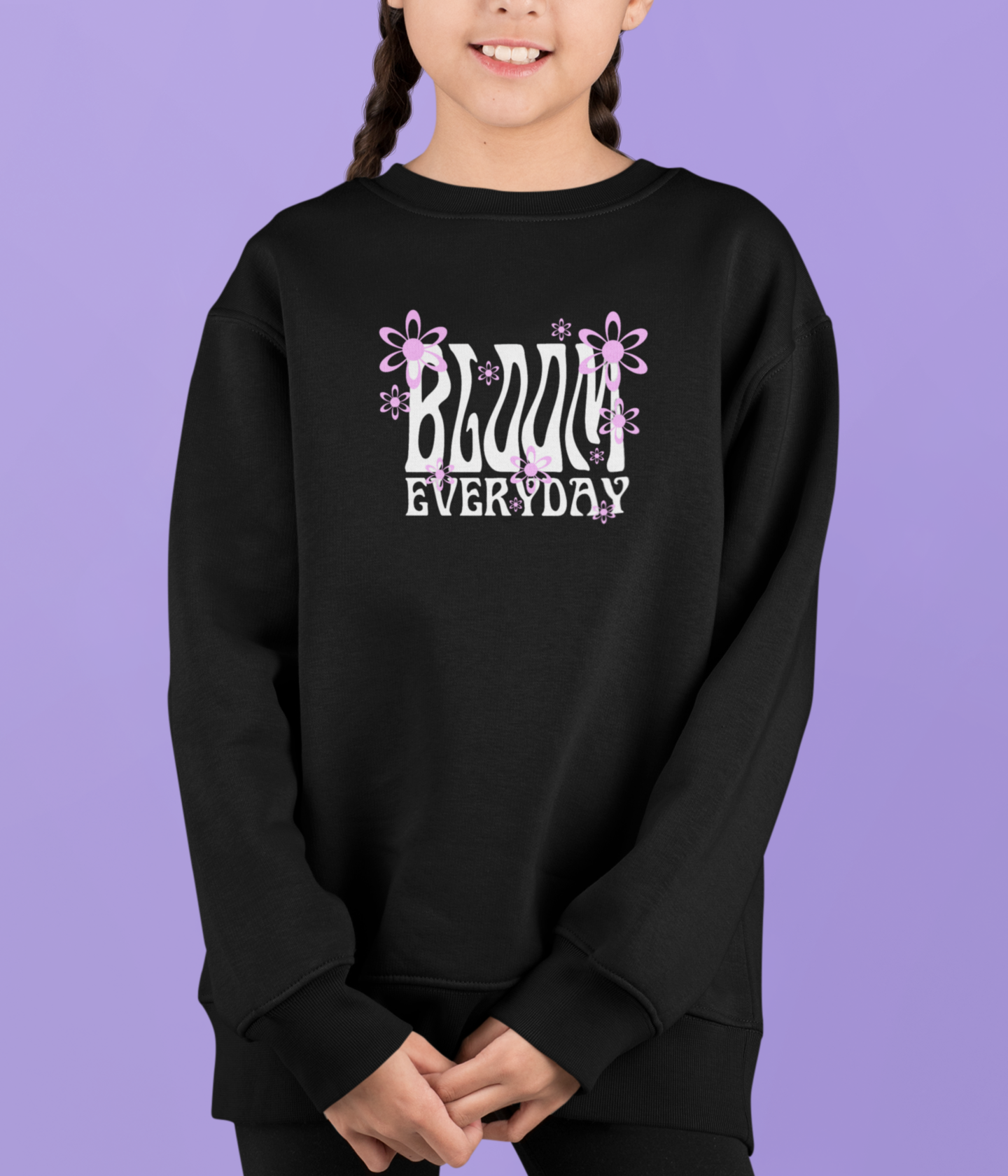 Mädchen Sweatshirt- Bloom Everyday