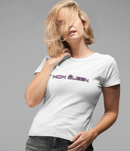 Damen Basic Shirt- Mom Queen