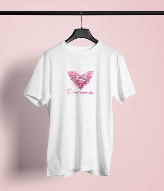Übergrößen  Damen  T- Shirt- Superwoman